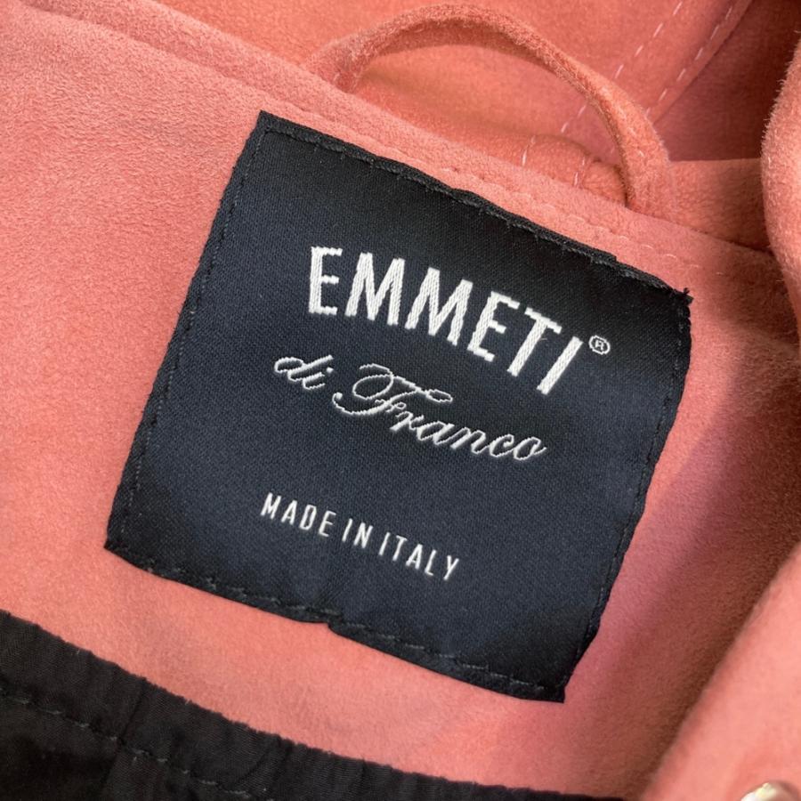 メティス EMMETI エンメティ スエードジップパーカー ブルゾン ピンク