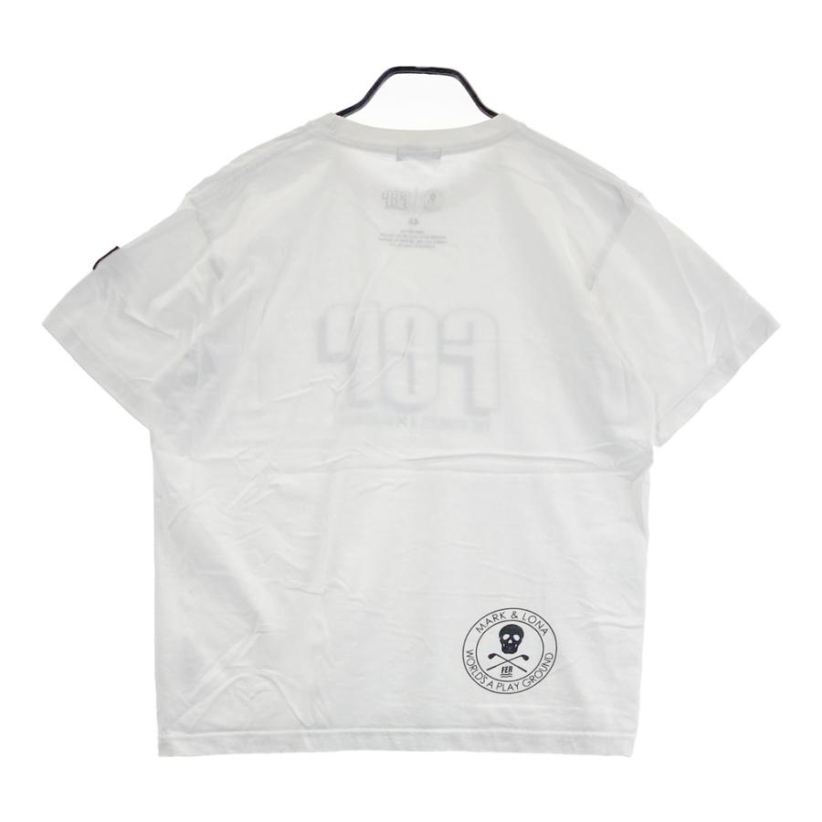 MARK&LONA マークアンドロナ 半袖Tシャツ ホワイト系 46 ゴルフウェア