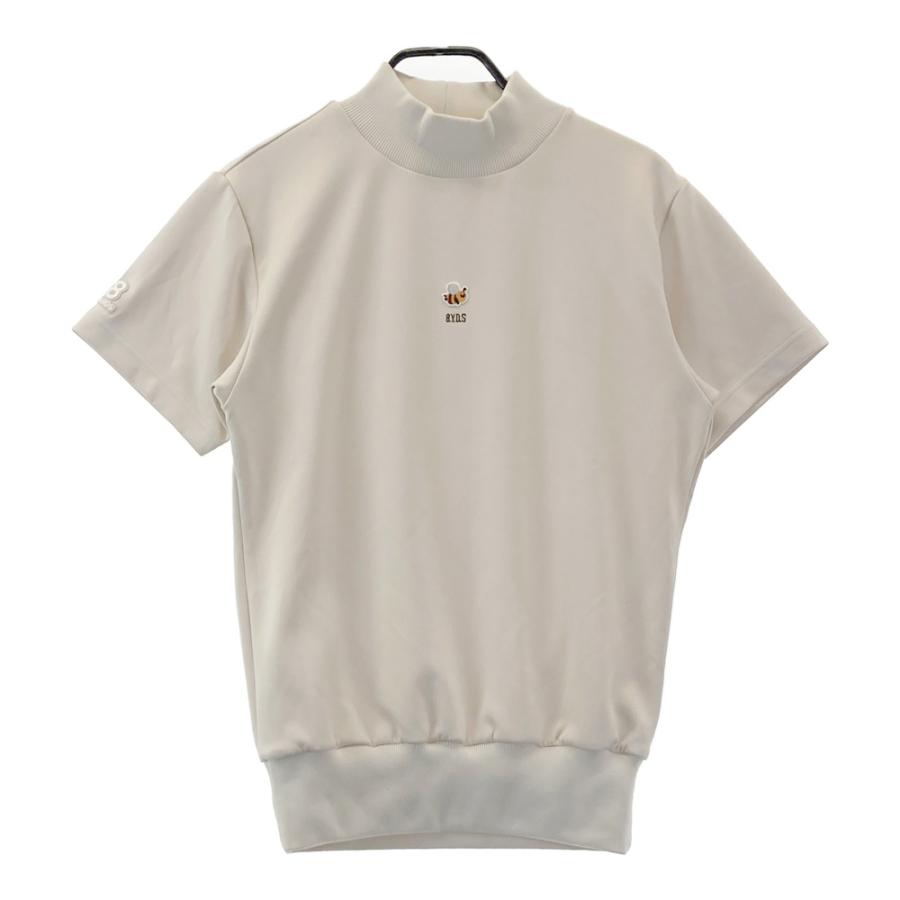 8YARDS ハチヤーズ モックネック 半袖Tシャツ プルオーバー ベージュ系