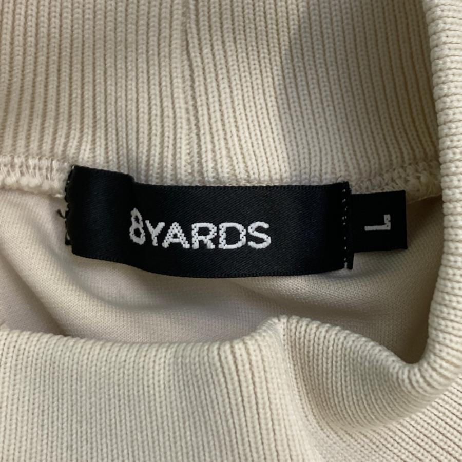 8YARDS ハチヤーズ モックネック 半袖Tシャツ プルオーバー ベージュ系