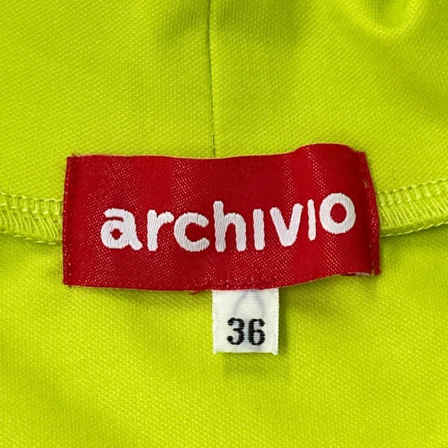 archivio（アルチビオ） 襟付き半袖Tシャツ グリーン系 36 ゴルフ