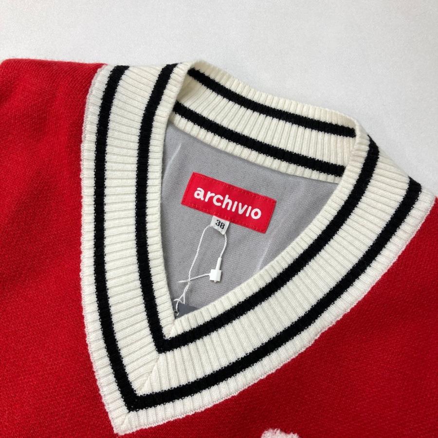 新品】ARCHIVIO アルチビオ 2024年モデル 蓄熱 ベスト レッド系 38