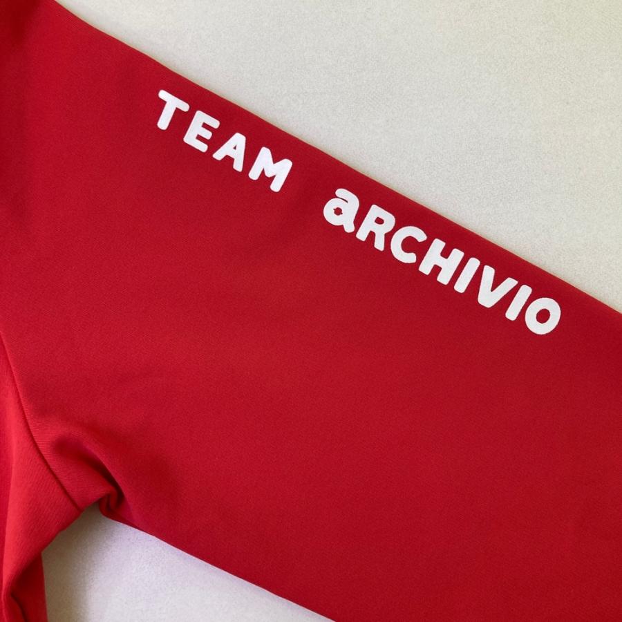 新品】ARCHIVIO アルチビオ ハイネック 長袖Tシャツ レッド系 38