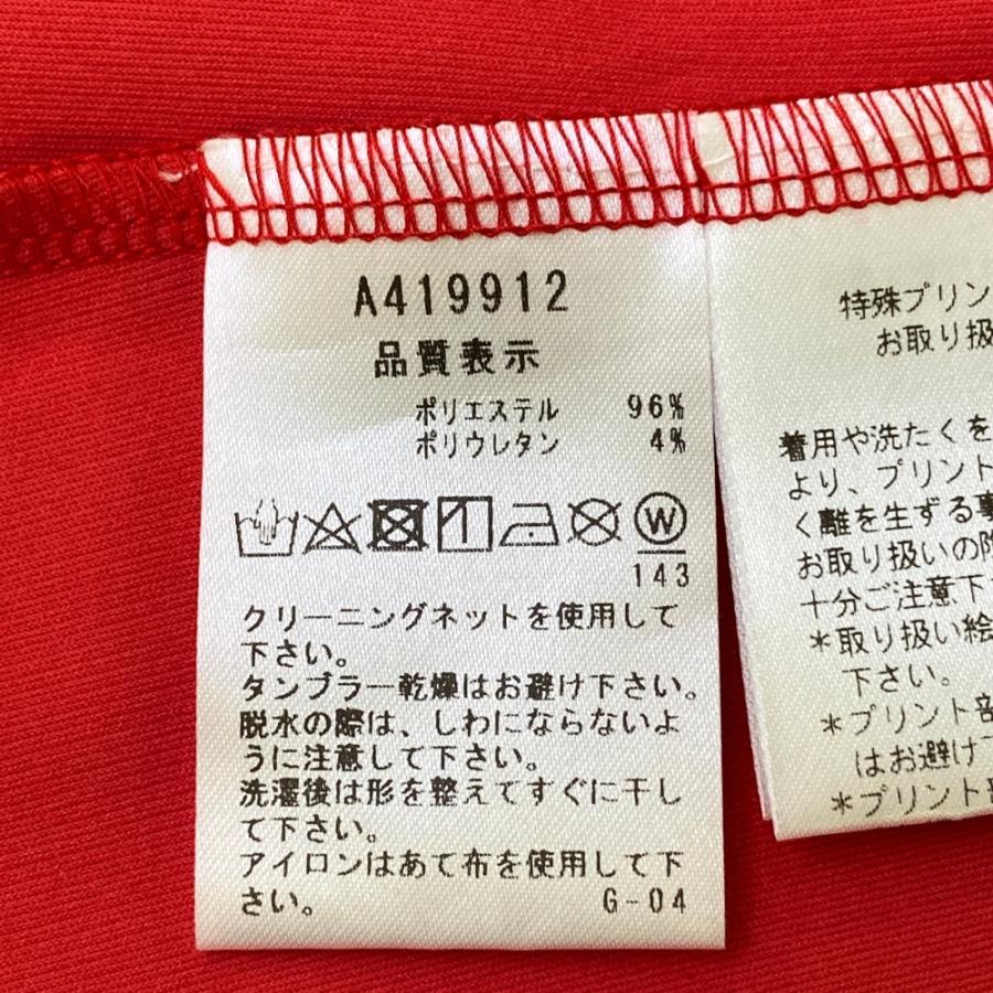 新品】ARCHIVIO アルチビオ ハイネック 長袖Tシャツ レッド系 38