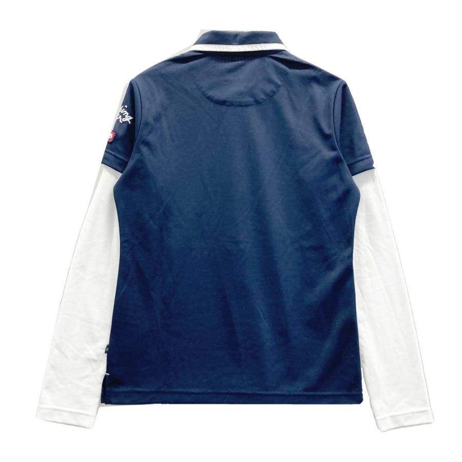 Munsingwear（マンシングウェア） 長袖ポロシャツ ネイビー系 M ゴルフ