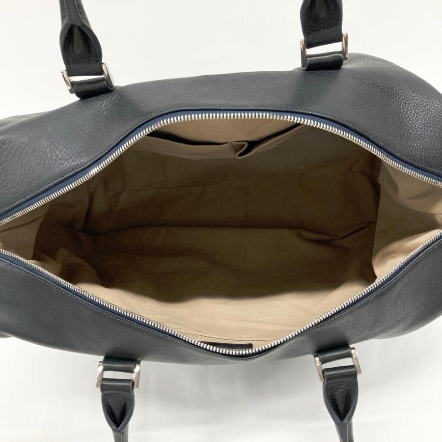Boosters（ブースターズ） 2WAY レザー ボストンバッグ ブラック系