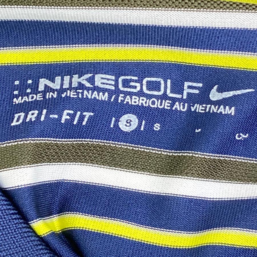 NIKE（ナイキ） NIKE GOLF ナイキゴルフ 半袖ポロシャツ ボーダー柄