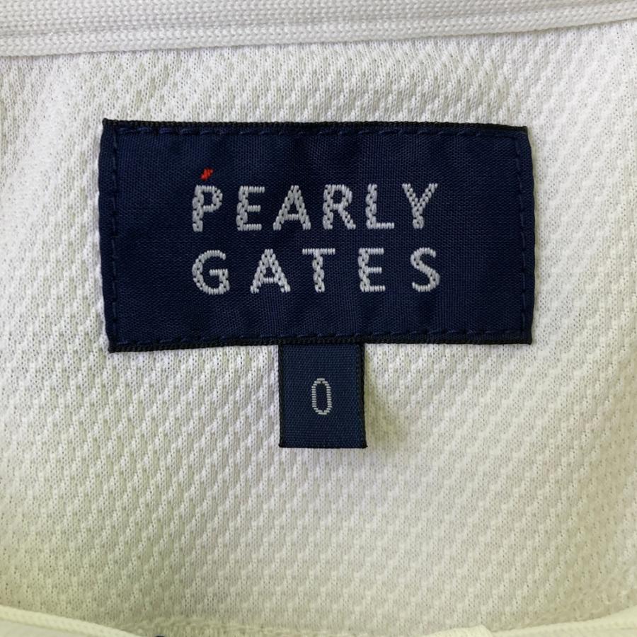 PEARLY GATES（パーリーゲイツ） 半袖ポロシャツ ホワイト系 0 ゴルフ