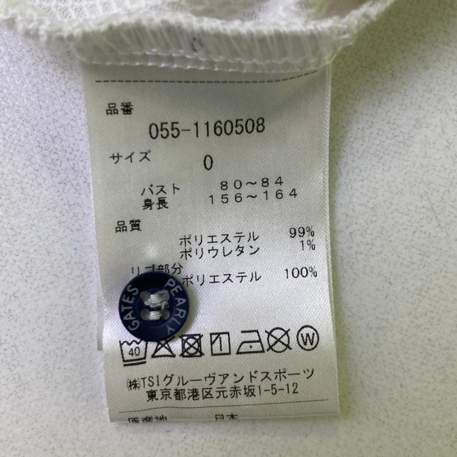 PEARLY GATES（パーリーゲイツ） 半袖ポロシャツ ホワイト系 0 ゴルフ