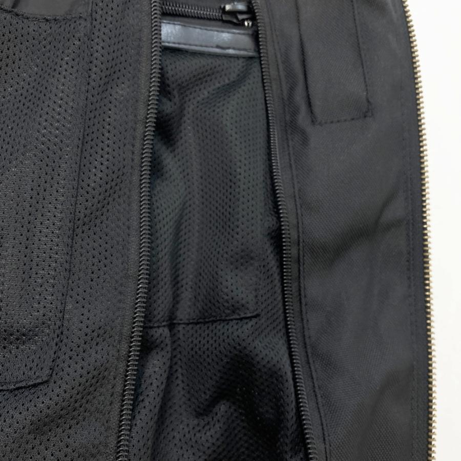 VANSON バンソン VS21101S メッシュMA-1ジャケット ブラック系 M