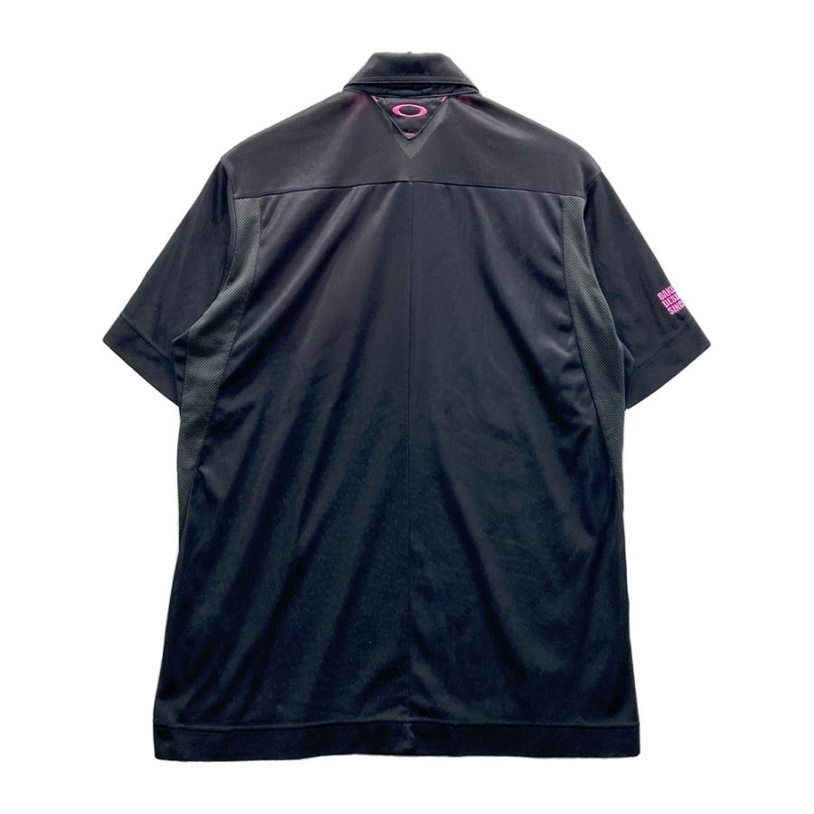 OAKLEY オークリー 434391JP 半袖ポロシャツ ボタンダウン ロゴ総柄