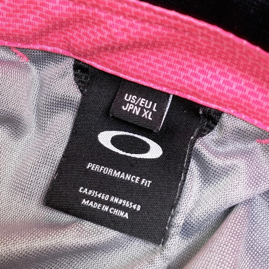 OAKLEY オークリー 434391JP 半袖ポロシャツ ボタンダウン ロゴ総柄