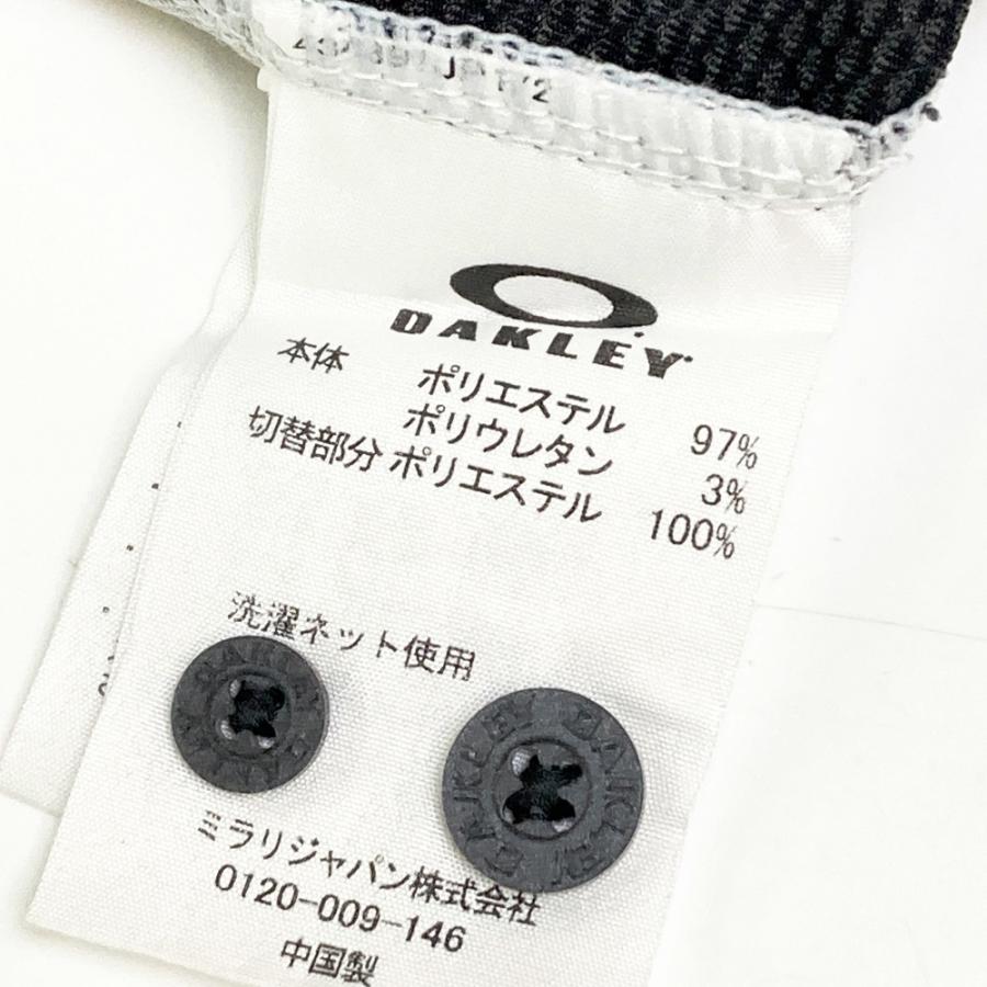 OAKLEY オークリー 434391JP 半袖ポロシャツ ボタンダウン ロゴ総柄
