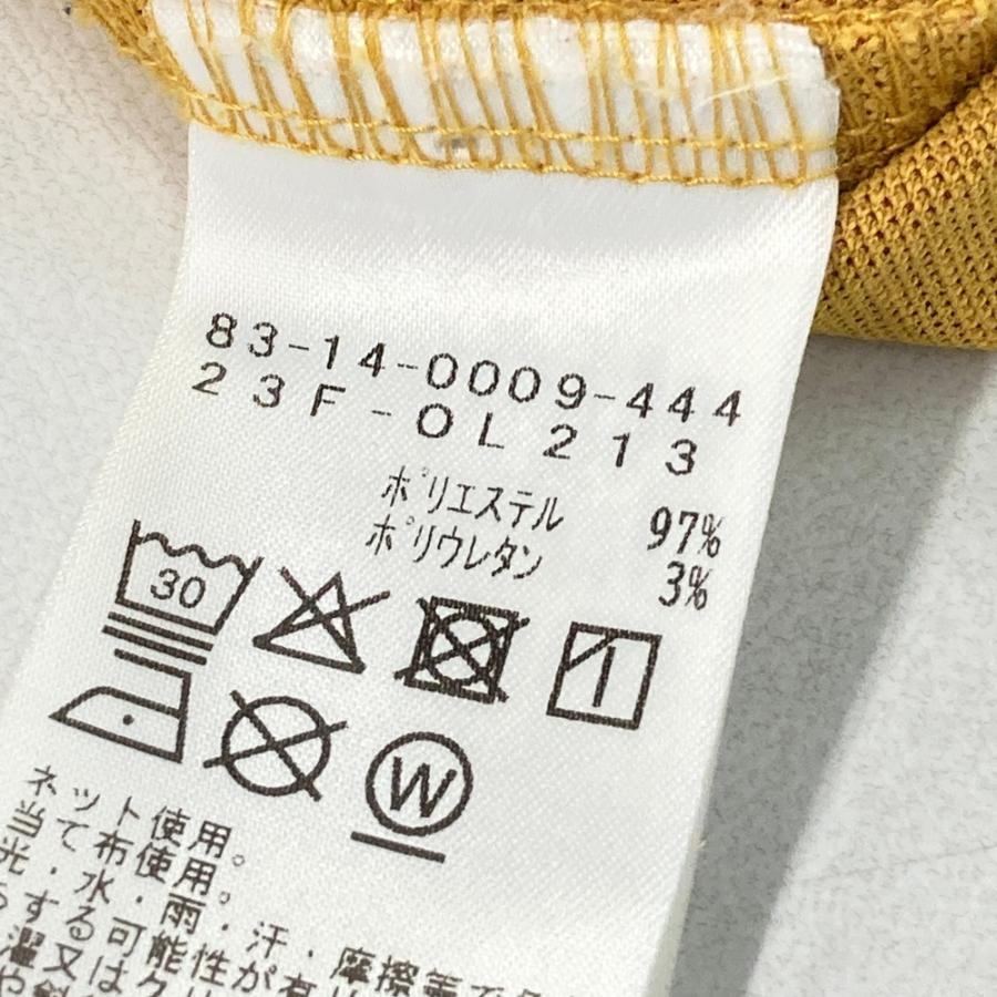 サイズ：L BEAMS GOLF ビームスゴルフ  ハイネック長袖Tシャツ 総柄 イエロー系 [240101705850] ゴルフウェア メンズ ストスト BEAMS GOLF ビームスゴルフ ハイネック長袖Tシャツ 総柄 イエロー系 L