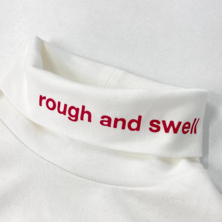 ROUGH&SWELL ラフアンドスウェル タートルネック 長袖Tシャツ ホワイト