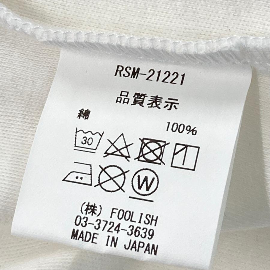 ROUGH&SWELL ラフアンドスウェル タートルネック 長袖Tシャツ ホワイト