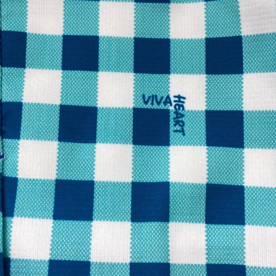 VIVA HEART ビバハート インナー付きスカート チェック柄 ブルー系 40