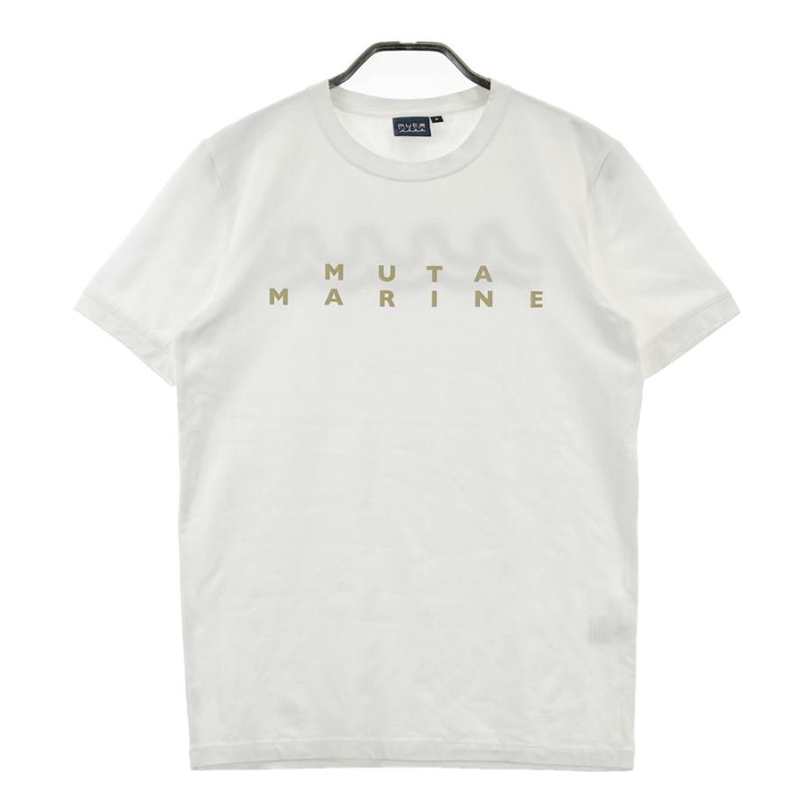 muta MARINE Tシャツ ホワイト サイズ4 muta MARINE（ムータマリン） 半袖Tシャツ ホワイト系 4 ゴルフウェア