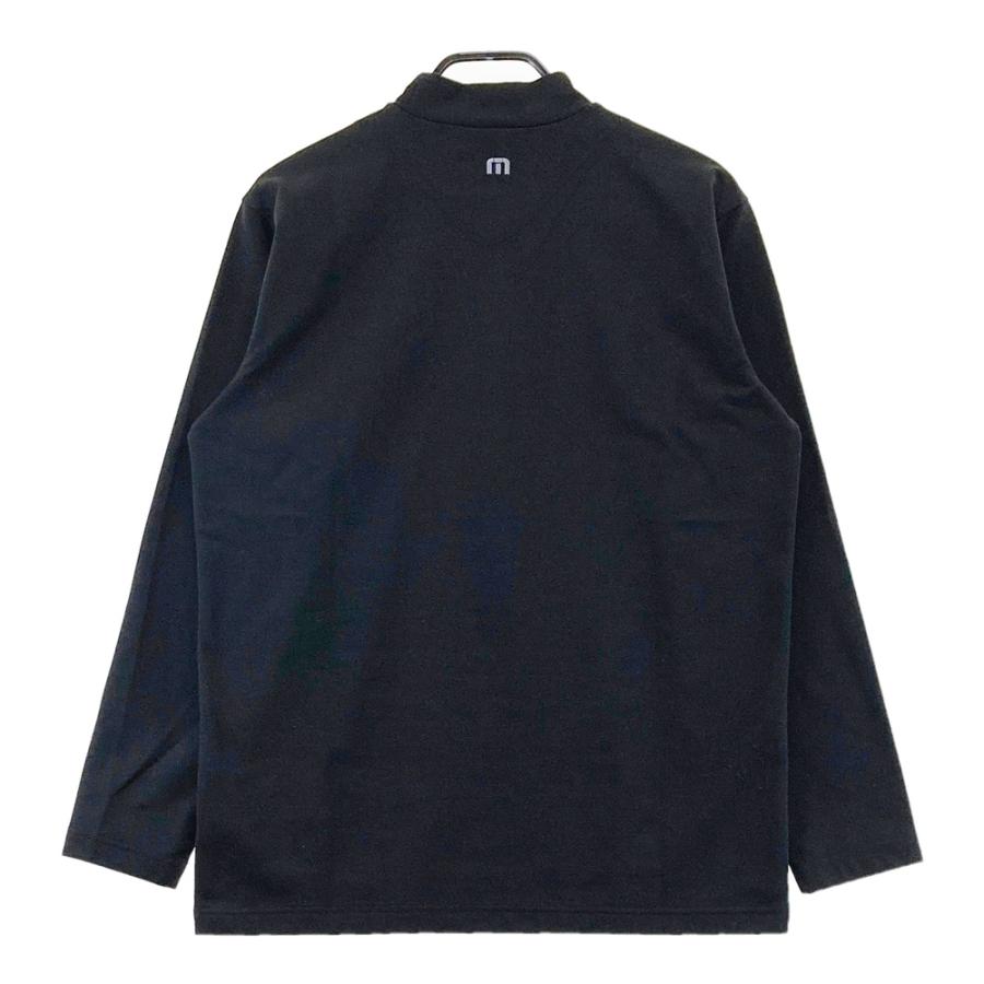 TRAVIS MATHEW トラビスマシュー 長袖モックネックTシャツ ブラック系