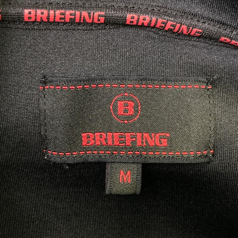 BRIEFING GOLF ブリーフィング 長袖ジップパーカー ブラック系 M