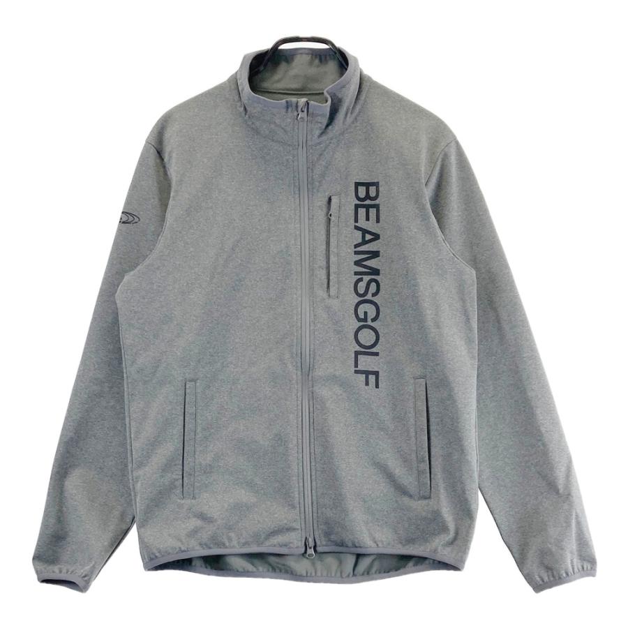 BEAMS GOLF ビームスゴルフ ナイロンジャケット BEAMS GOLF ビームスゴルフ 長袖 ナイロン ジップジャケット グレー系