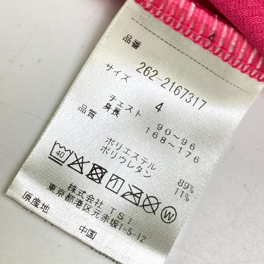 JACK BUNNY ジャックバニー 半袖モックネックTシャツ ピンク系 4