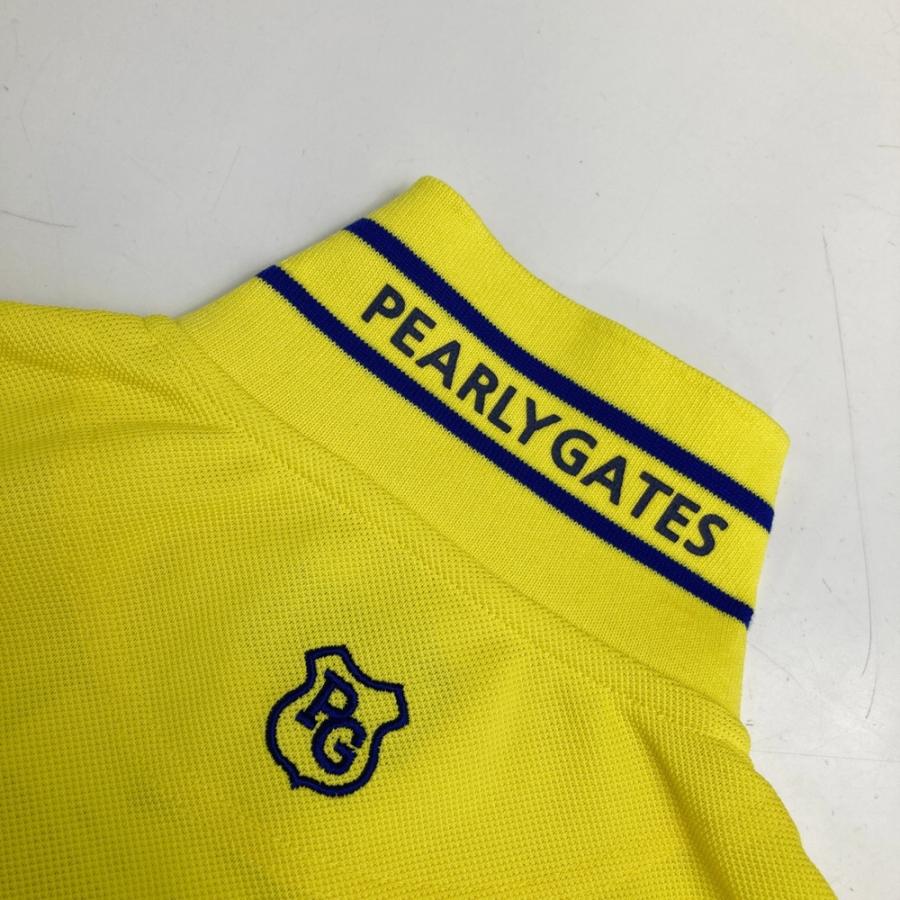 PEARLY GATES パーリーゲイツ ノースリーブポロシャツ イエロー系 1