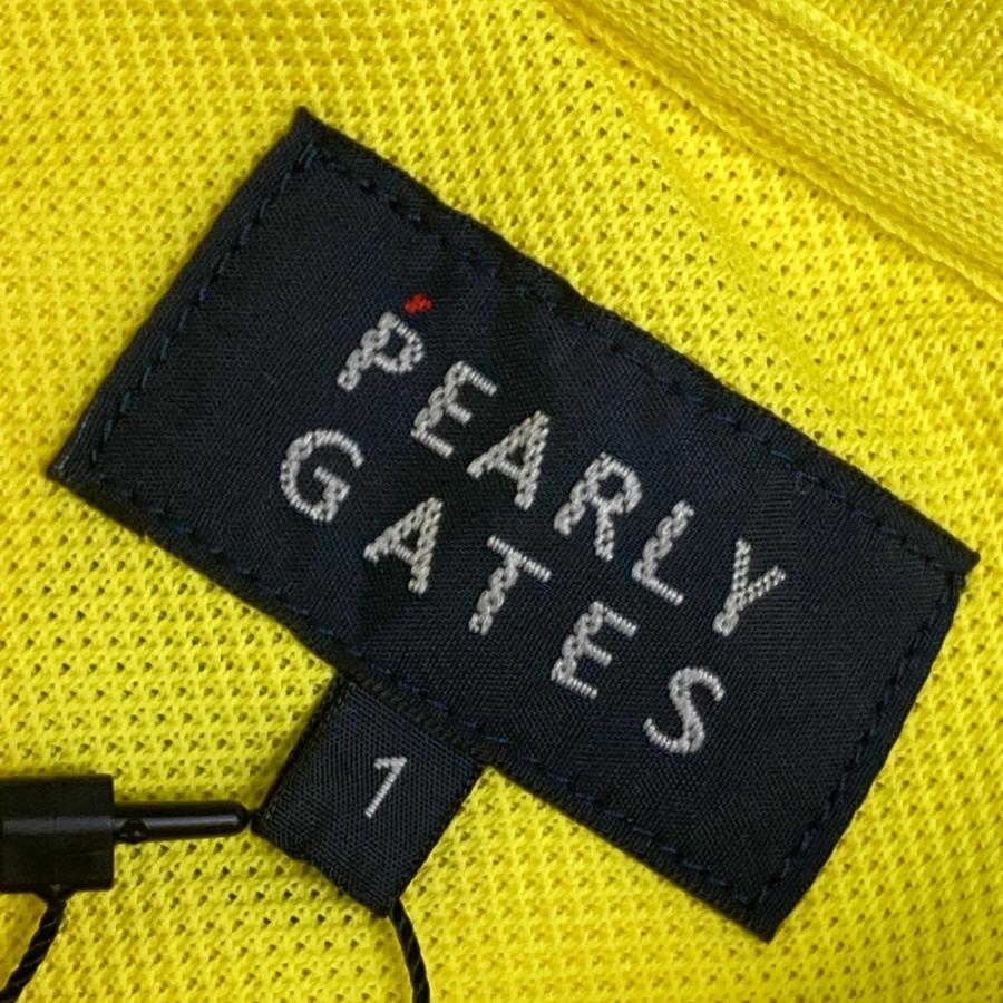 PEARLY GATES パーリーゲイツ ノースリーブポロシャツ イエロー系 1