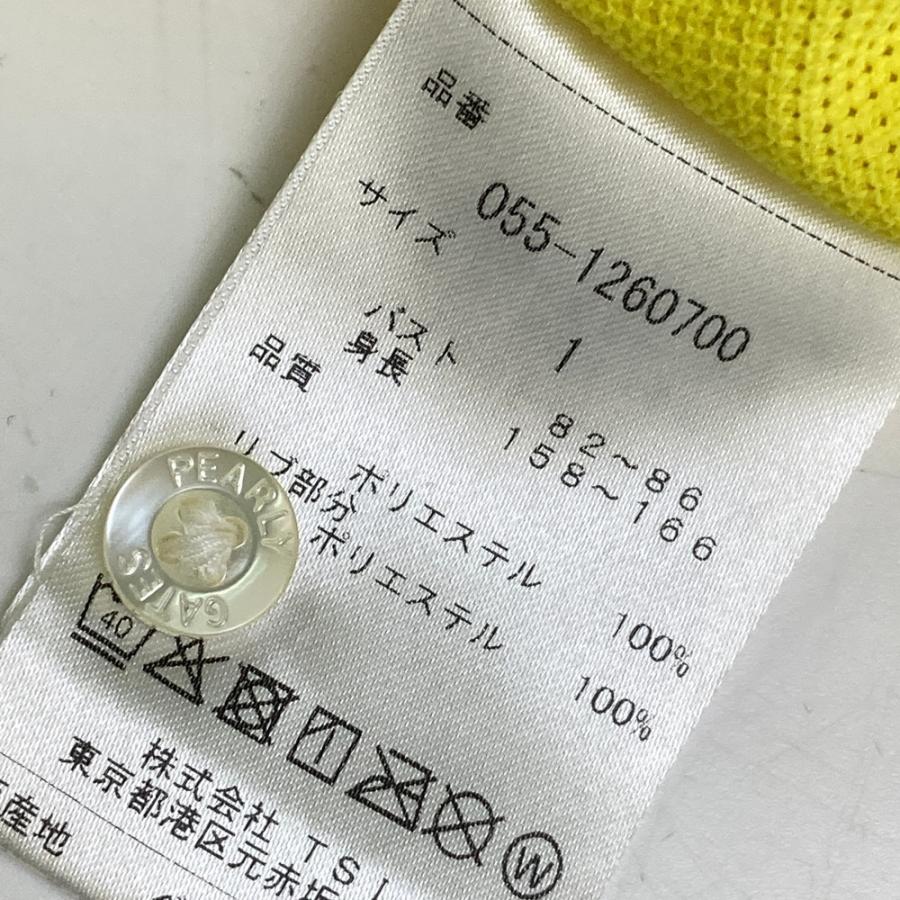 PEARLY GATES パーリーゲイツ ノースリーブポロシャツ イエロー系 1