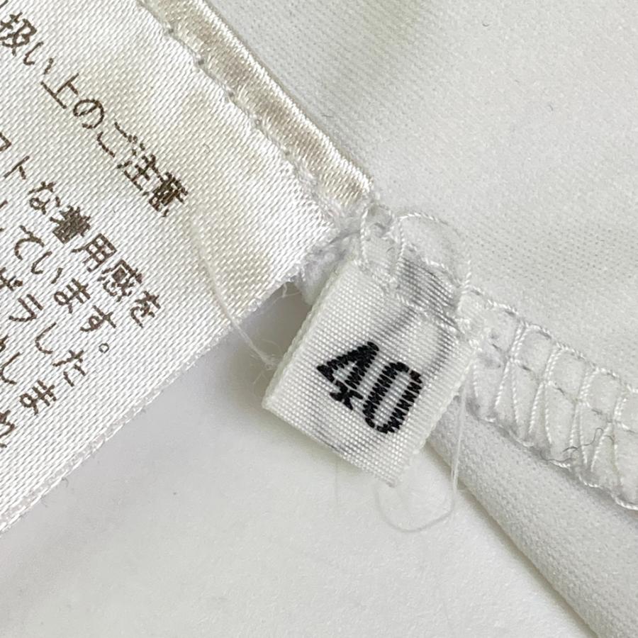 ARCHIVIO アルチビオ ハイネック 長袖 インナーTシャツ ホワイト系 40