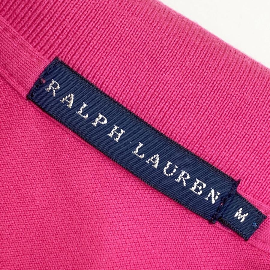 RALPH LAUREN ラルフローレン 半袖ポロシャツ ピンク系 M レディース