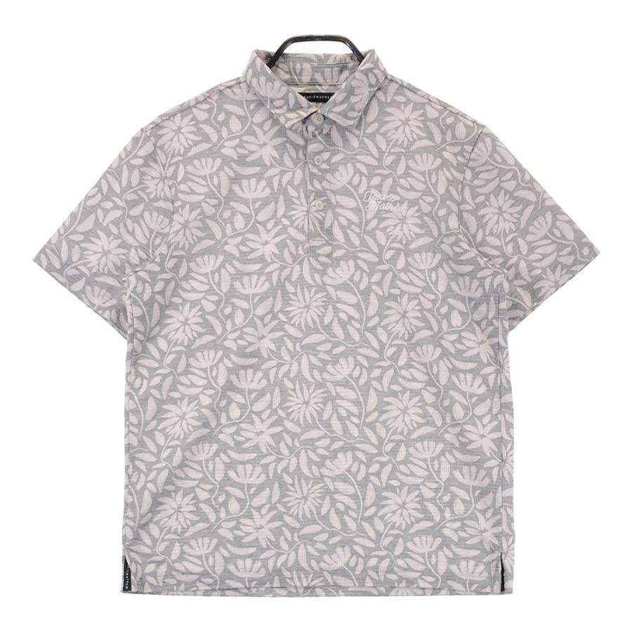 サイズ：M TRAVIS MATHEW トラビスマシュー  半袖ポロシャツ 総柄 ピンク系 [240101475112] ゴルフウェア メンズ ストスト TRAVISMATHEW トラビスマシュー 半袖ポロシャツ 総柄 ピンク系 M