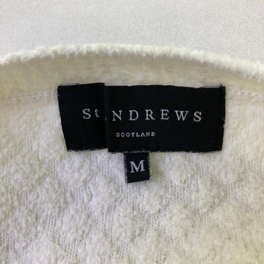 ST ANDREWS セントアンドリュース ニットセーター ホワイト系 M ゴルフ