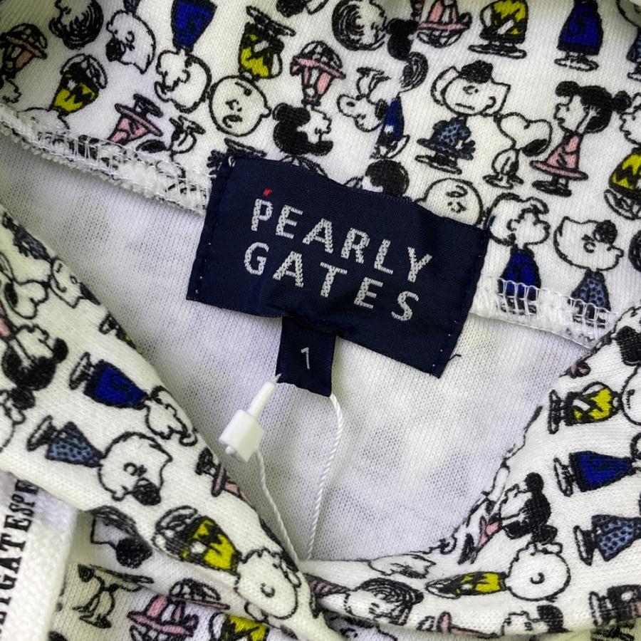 Pearly gates パーリーゲイツ　スヌーピー ワンピース　ゴルフ　総柄 新品】PEARLY GATES パーリーゲイツ ×PEANUTS フード付 半袖ワンピース