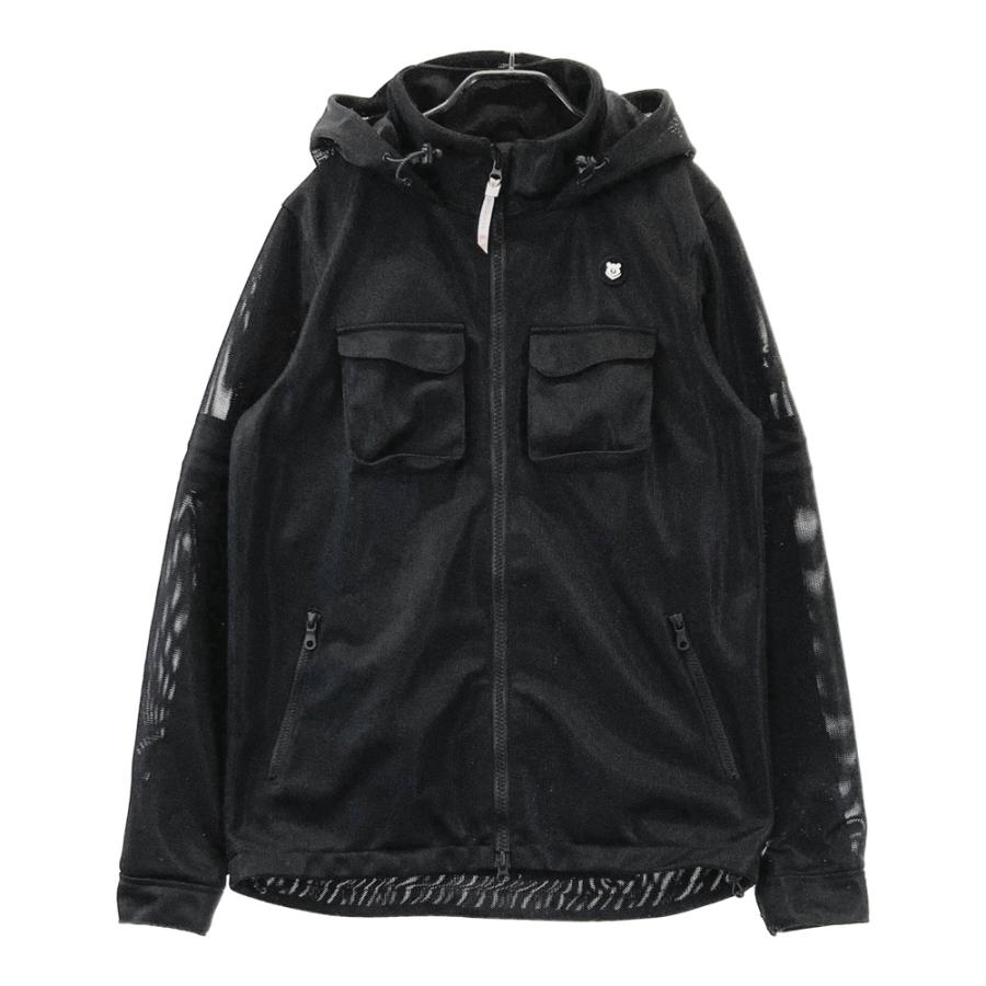 美品　HYOD ブラックバイクジャケット Lサイズ HYOD ヒョウドウ メッシュジャケット ブラック系 L バイクウェア