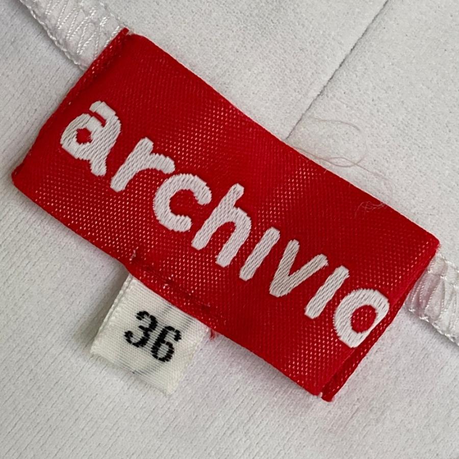ARCHIVIO アルチビオ ノースリーブシャツ ホワイト系 36 ゴルフウェア