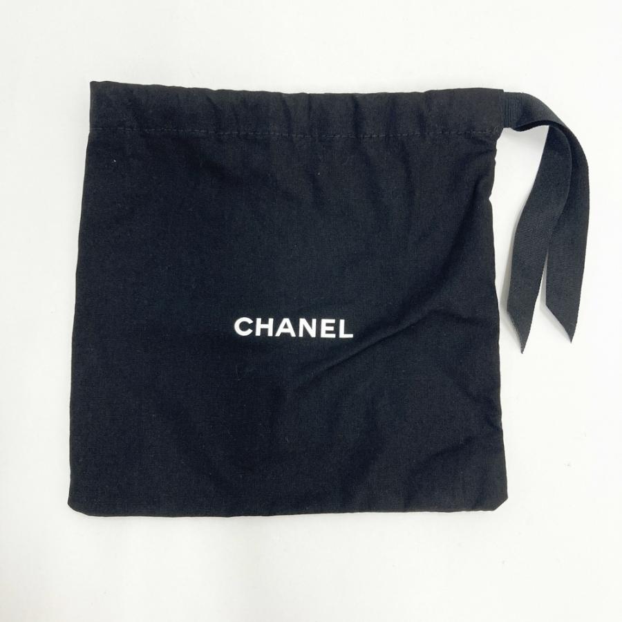 美品】CHANEL シャネル リボン チェーンベルト ホワイト系 レディース