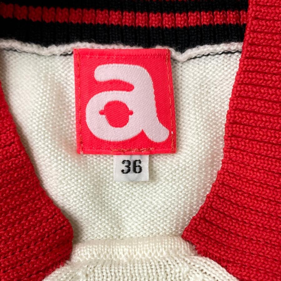 ARCHIVIO アルチビオ ウール 長袖 ニットセーター ホワイト系 36