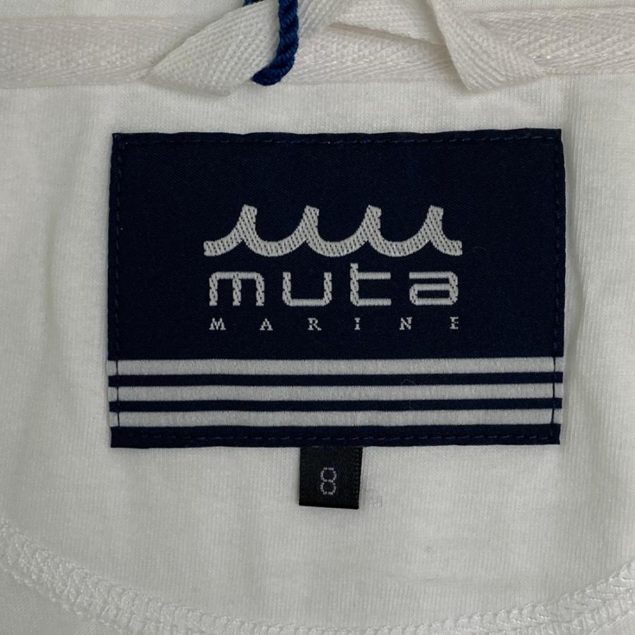 美品】MUTA MARINE ムータマリン フード付 ジップジャケット ホワイト