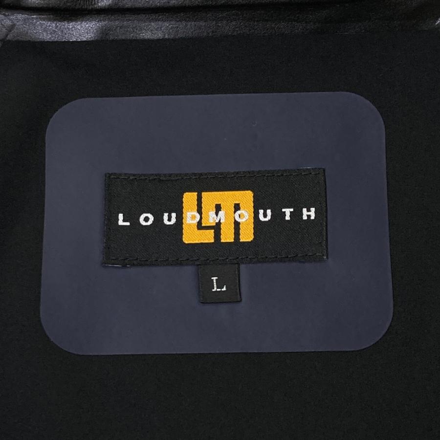 新品】LOUD MOUTH ラウドマウス レインジャケット ネイビー系 L ゴルフ