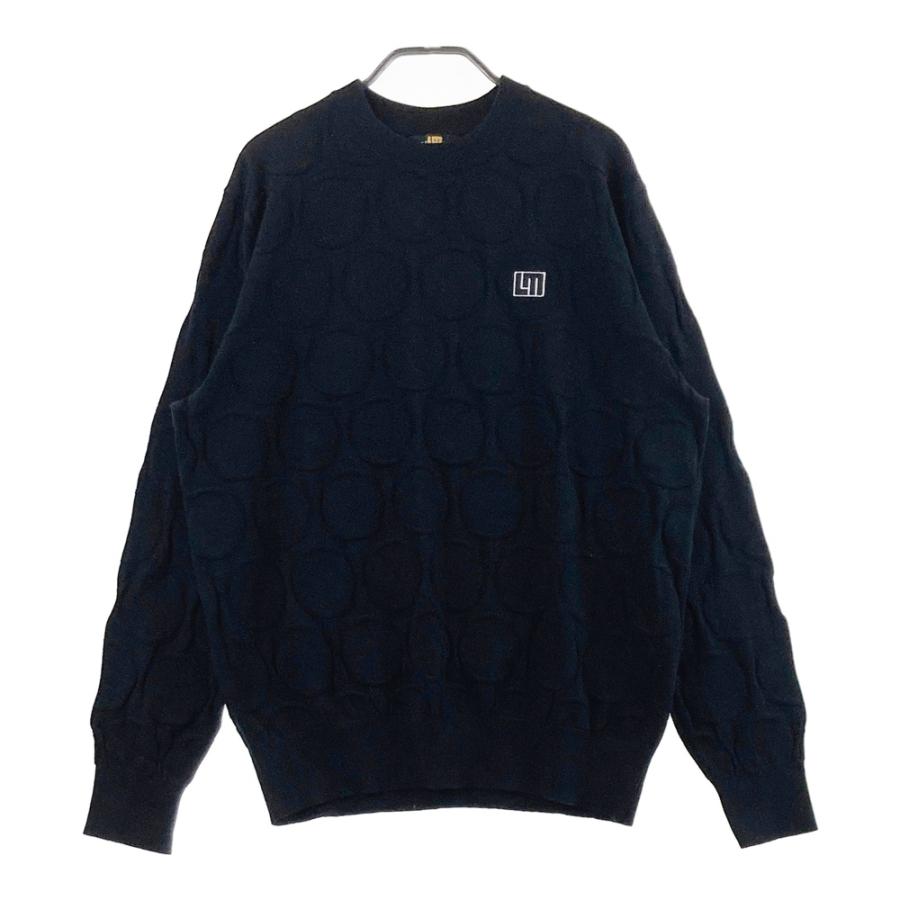 美品】LOUD MOUTH ラウドマウス ニット セーター ブラック系 M ゴルフ
