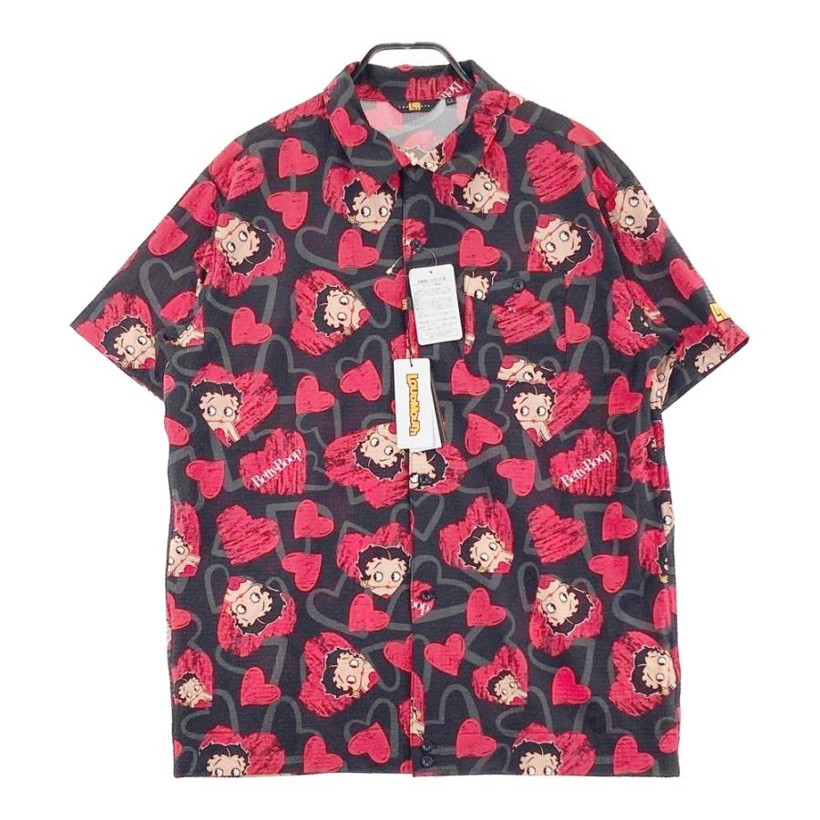 新品】LOUD MOUTH ラウドマウス シアサッカー半袖シャツ Betty Boop