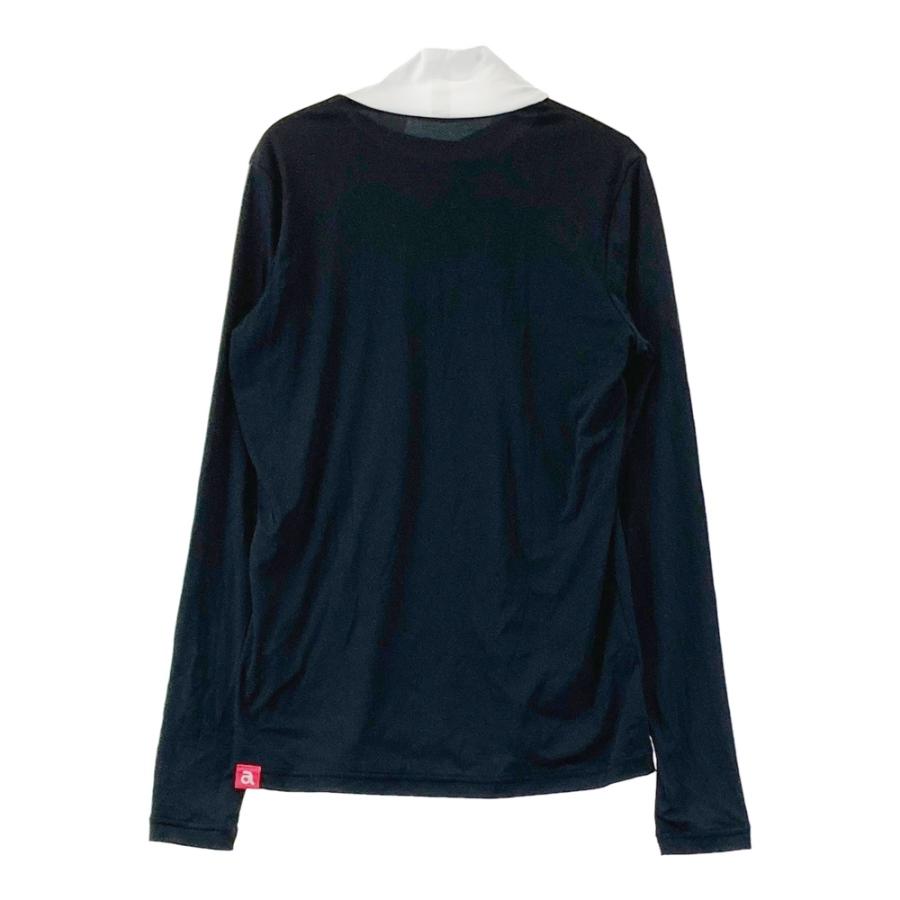 サイズ：36 ARCHIVIO アルチビオ 2023年モデル ハイネック 長袖Tシャツ  ブラック系 [240101499691] ゴルフウェア レディース ストスト ゴルフ サイズ：36 ARCHIVIO アルチビオ 2023年モデル ハイネック 長袖