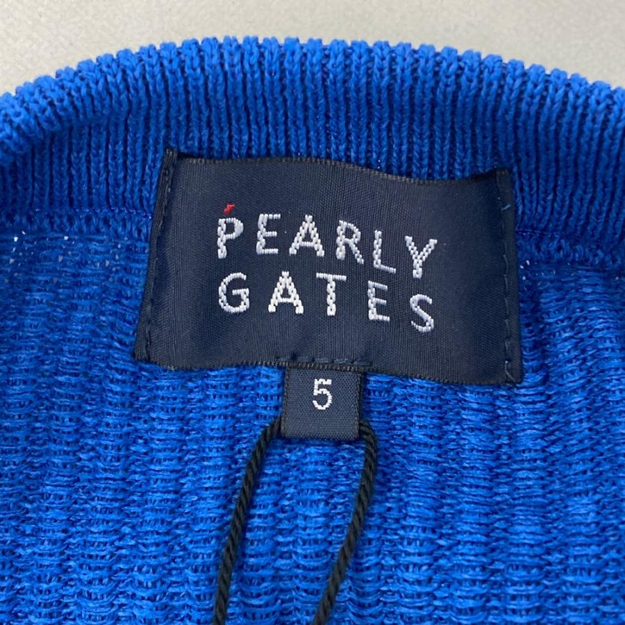 新品】PEARLY GATES パーリーゲイツ 2025年モデル ニットベスト ブルー