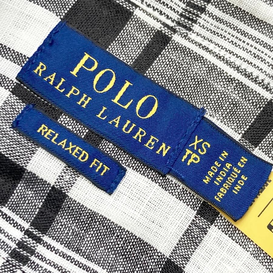 POLO RALPH LAUREN ポロ ラルフローレン ロゴ刺繍入り リネン 長袖
