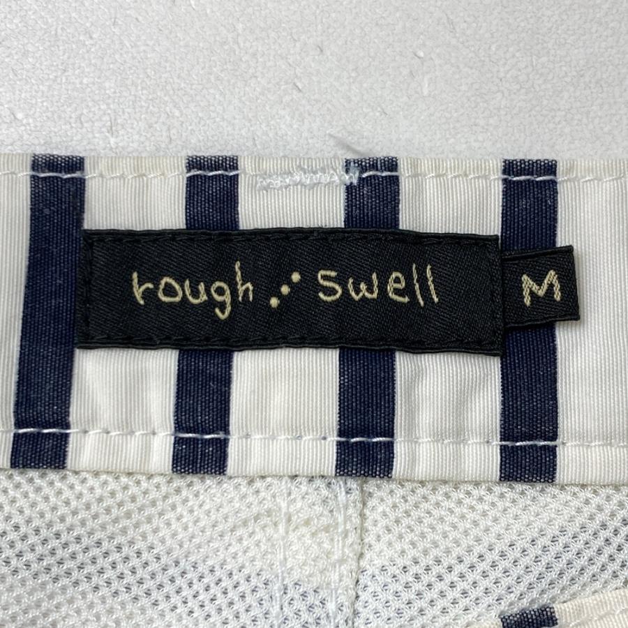 ROUGH&SWELL ラフアンドスウェル ハーフパンツ ボーダー ホワイト系 M