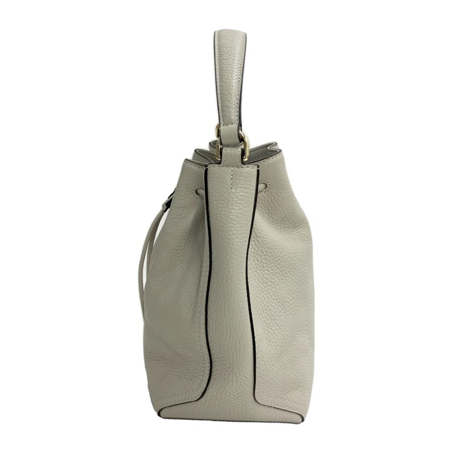 FURLA フルラ アテナ 2WAY 巾着 ハンドバッグ ベージュ系 : ブランド