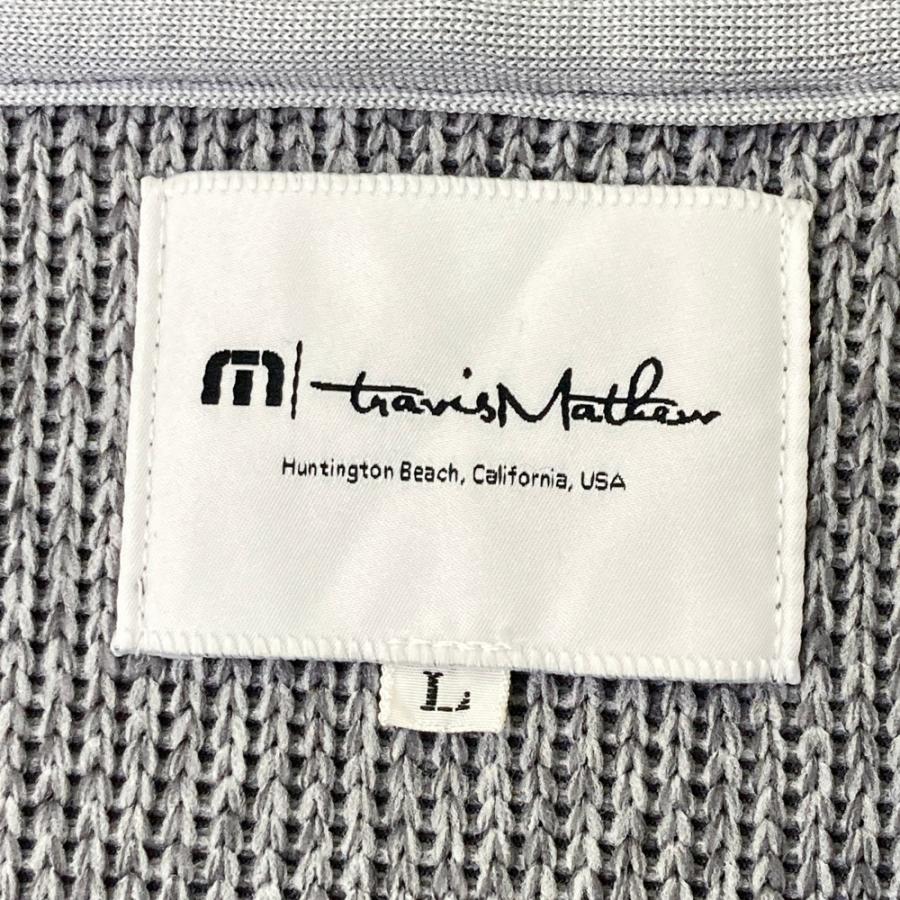 TRAVIS MATHEW トラビスマシュー 異素材切替 長袖 ニットジャケット