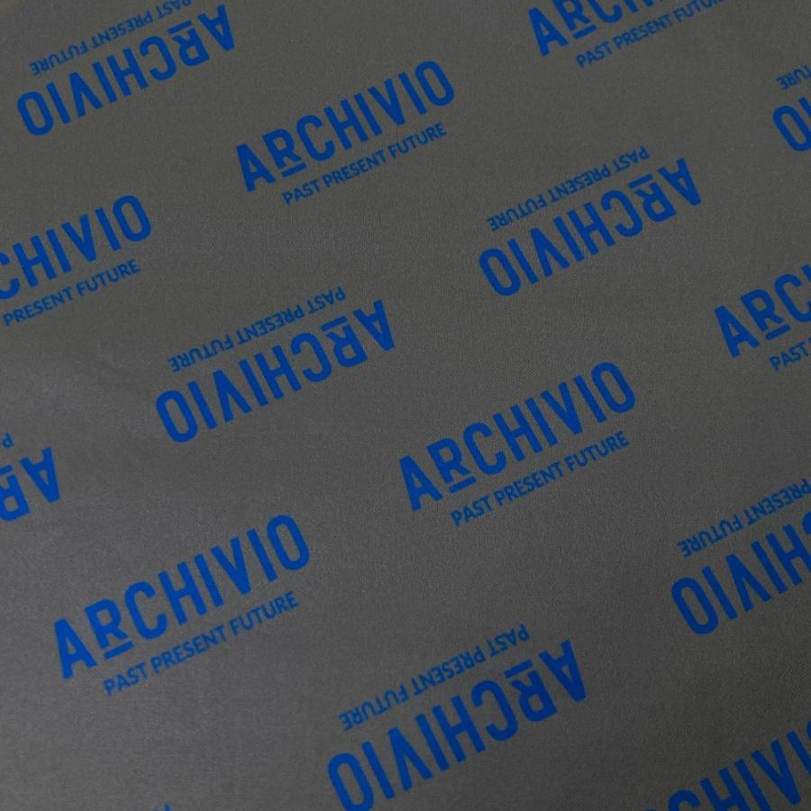 ARCHIVIO アルチビオ 半袖モックネックTシャツ グレー系 48 ゴルフ