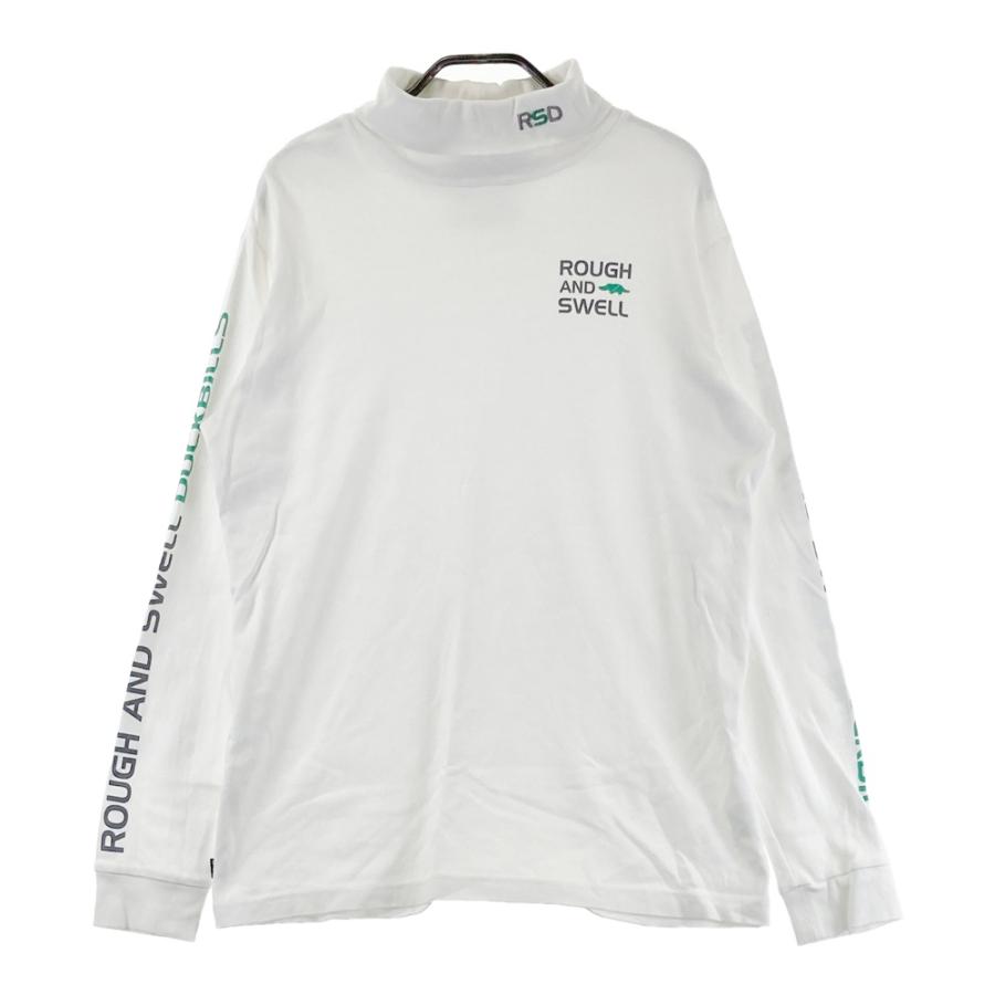 ROUGH&SWELL ラフアンドスウェル 長袖タートルネックTシャツ ホワイト